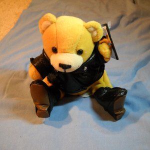 VINTAGE 1998 Harley Davidson KICKSTART Bear 6" with TAG